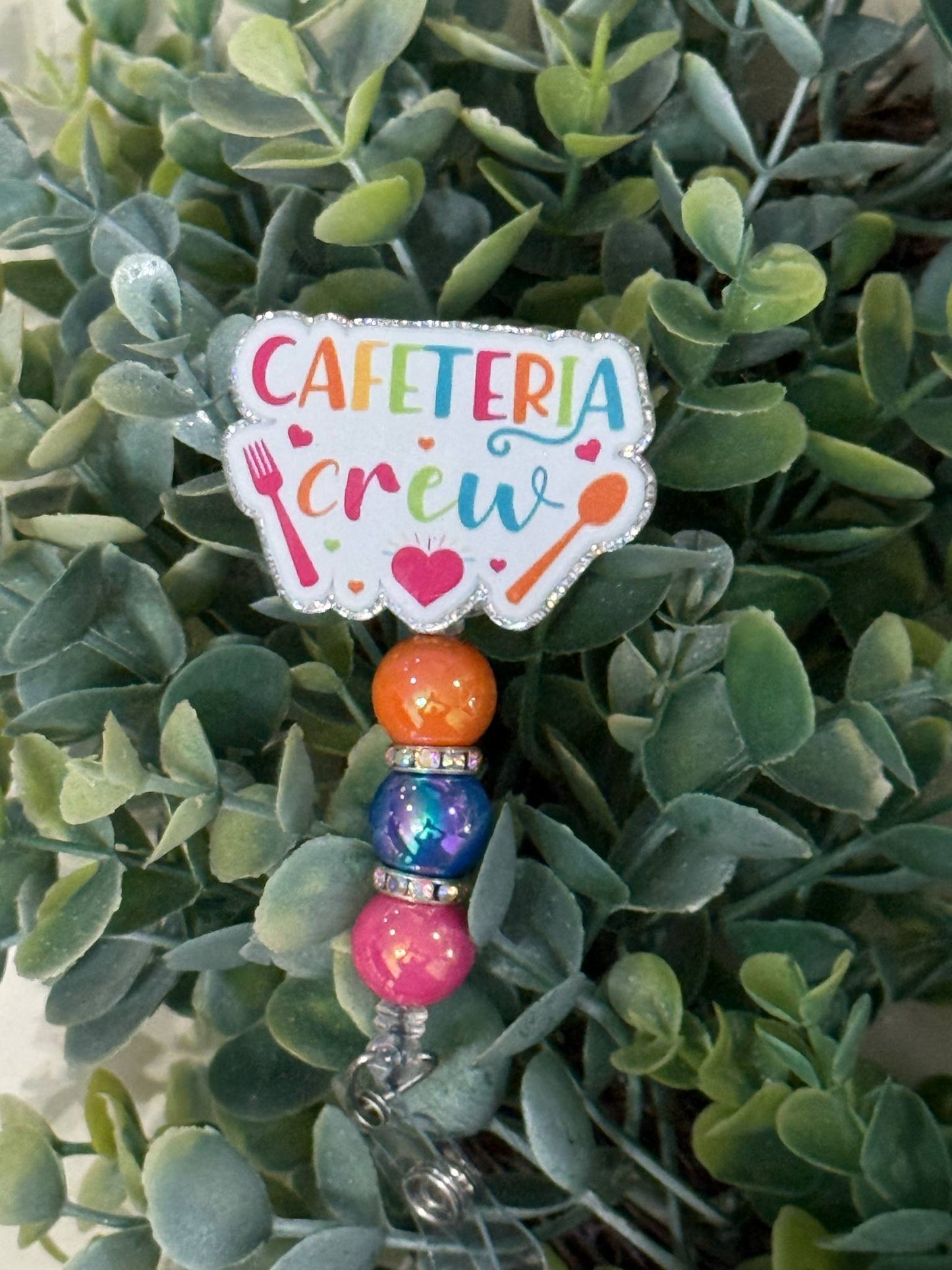 Cafeteria Crew Retractable Badge Reel
