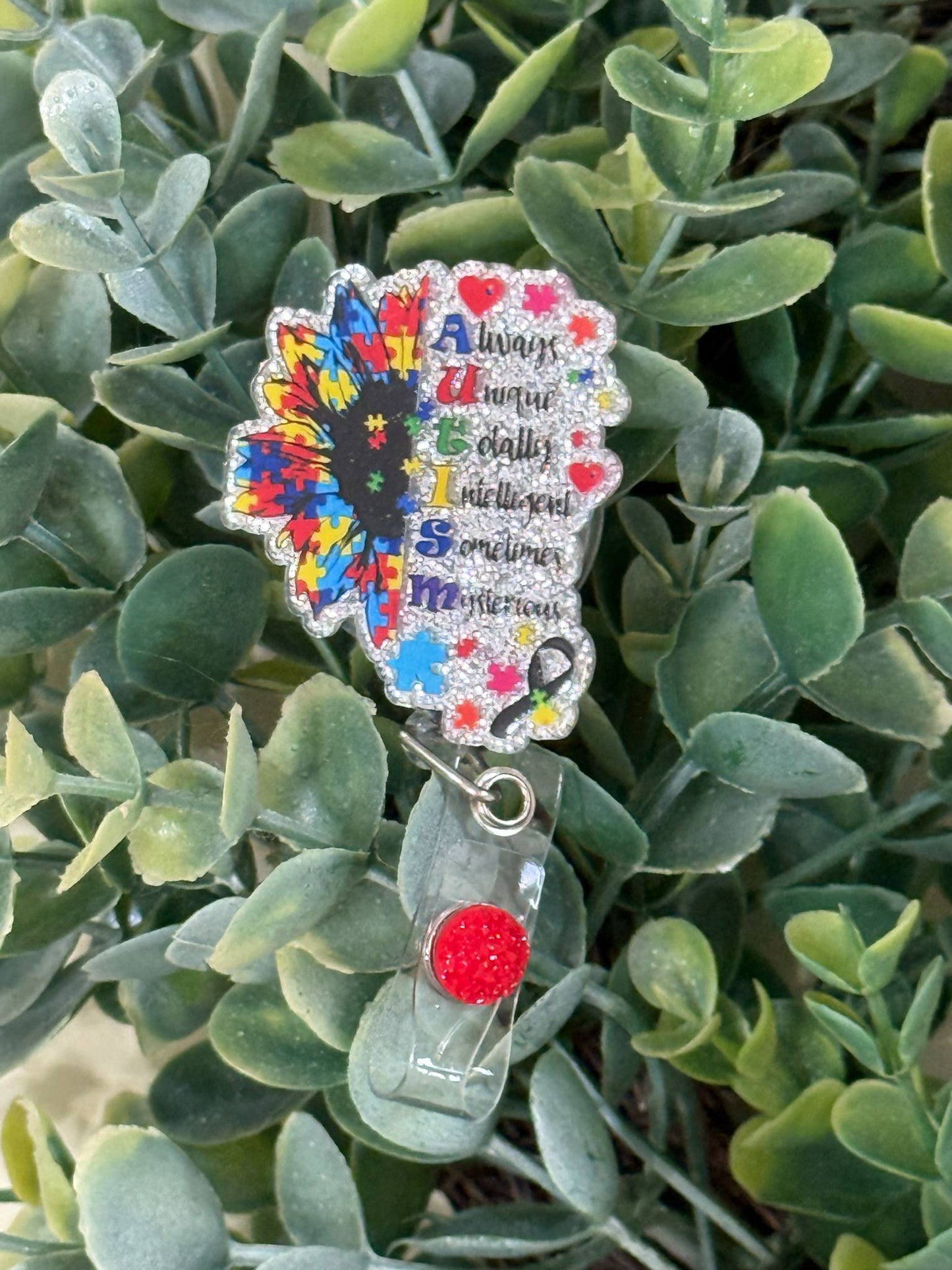 Autism Retractable Badge Reel
