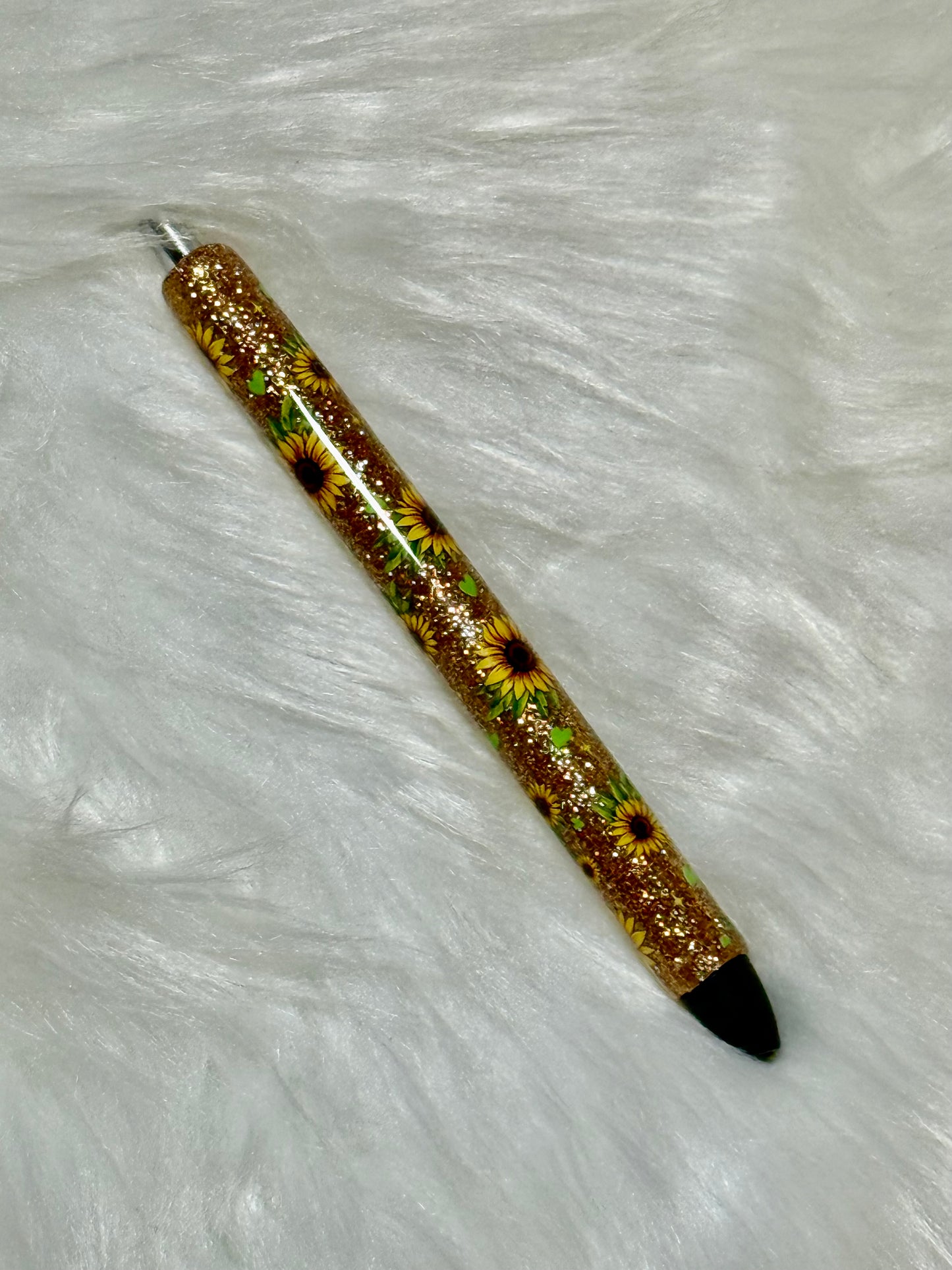 Sunflower Glitter Pen