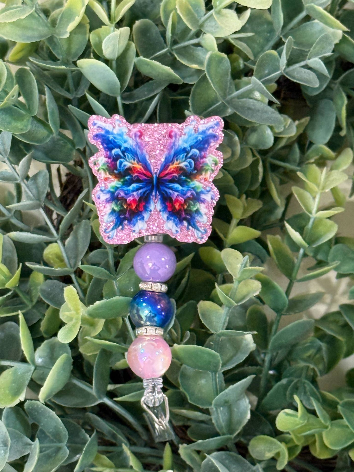 Butterfly Retractable Badge Reel