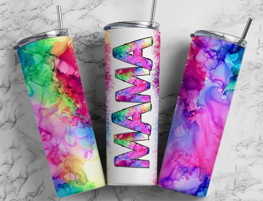 Tie dye MaMa Tumbler