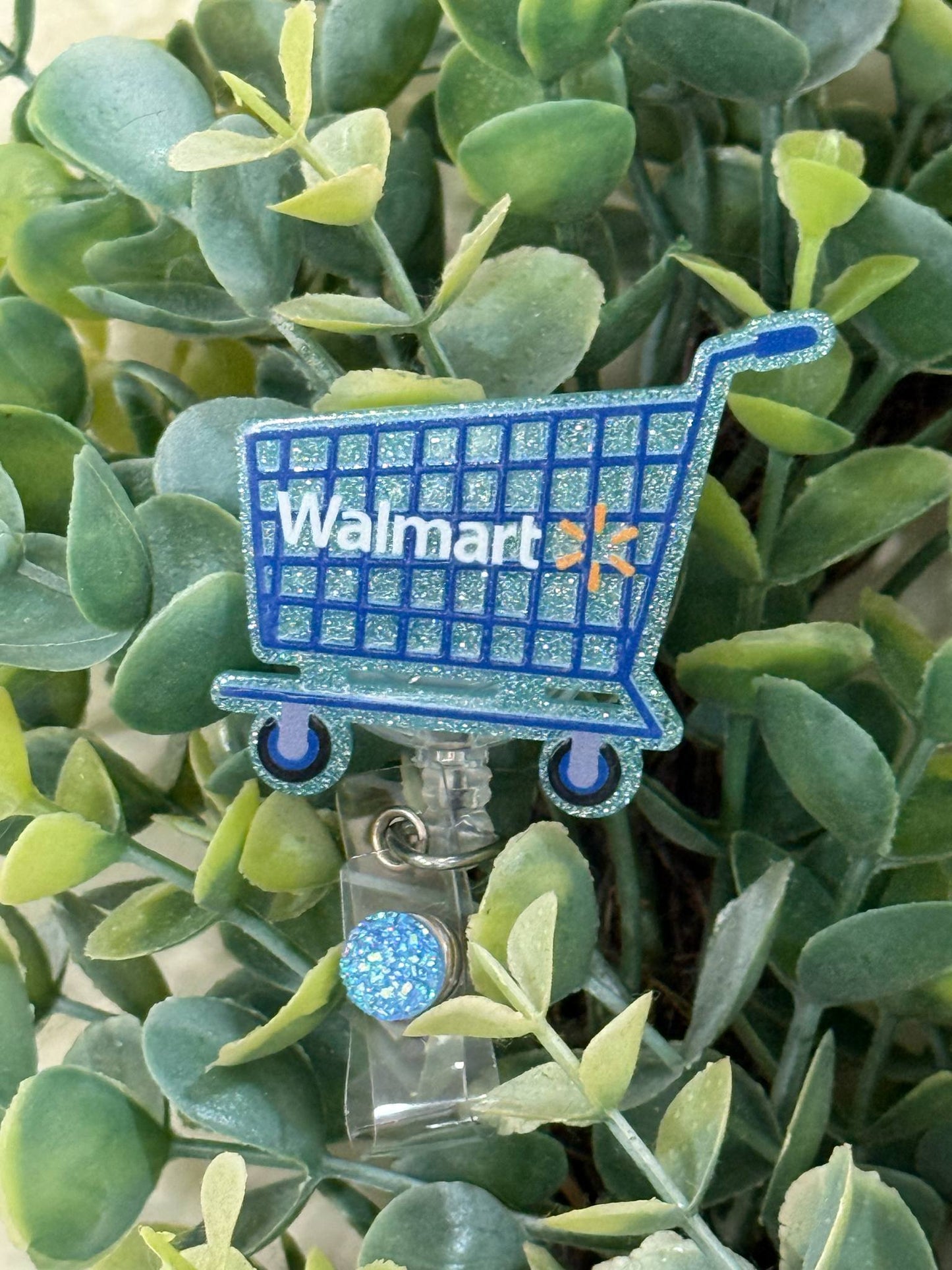 Walmart Cart Retractable Badge Reel