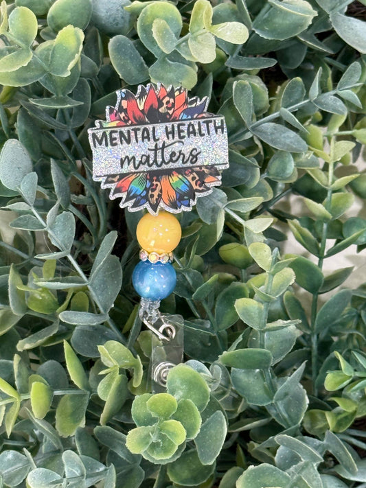 Mental Health Matters Retractable Badge Reel