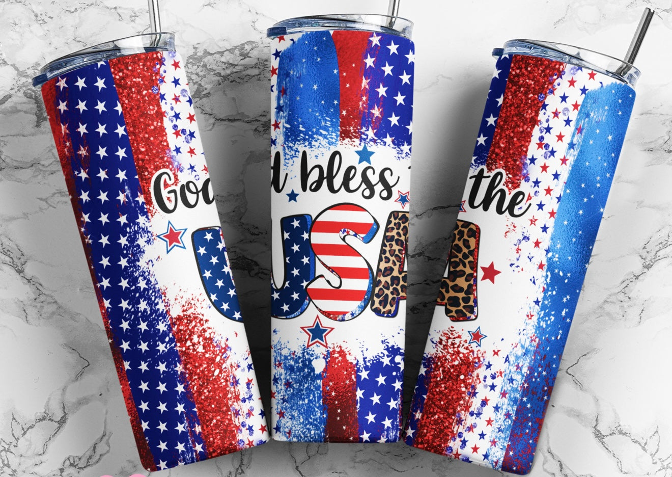 God Bless The USA Tumbler