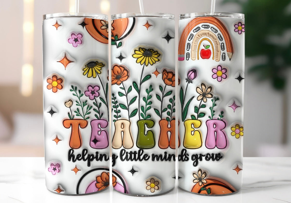 Teacher Boho Tumbler