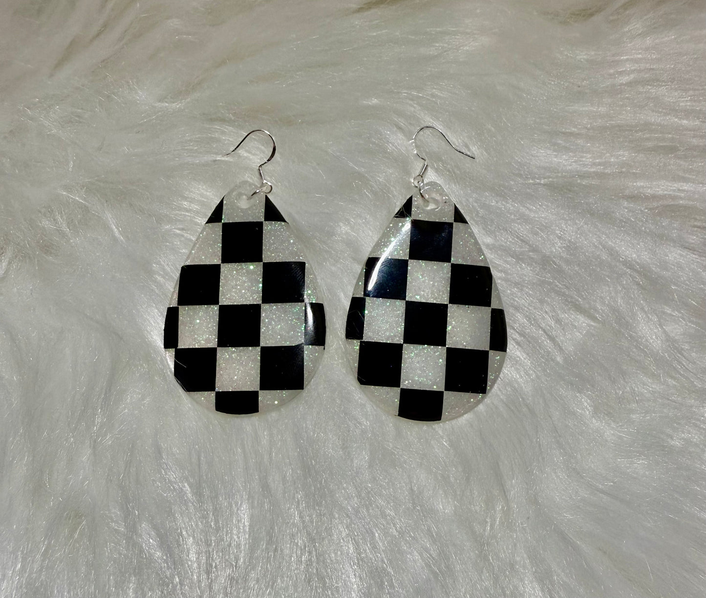 Checkered Earrings