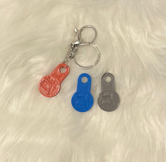 Aldi Cart Coin Keychain
