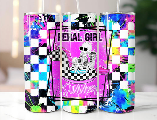 Feral Girl Tumbler