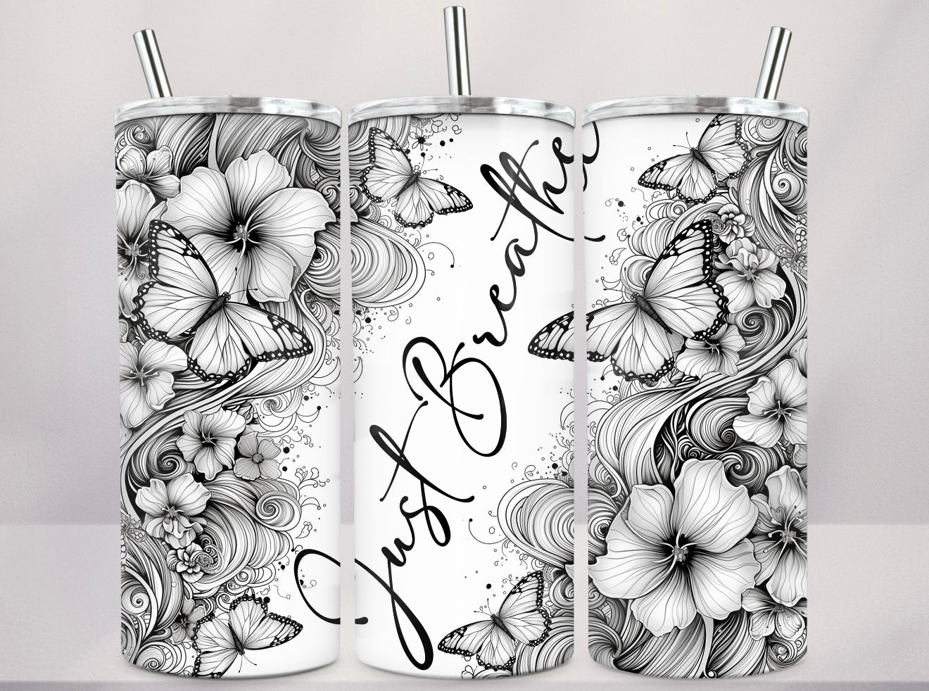 Just Breath Tumbler