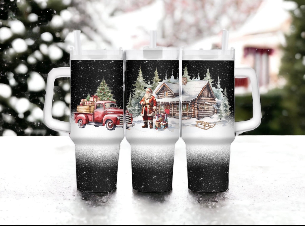 Christmas Truck Tumbler