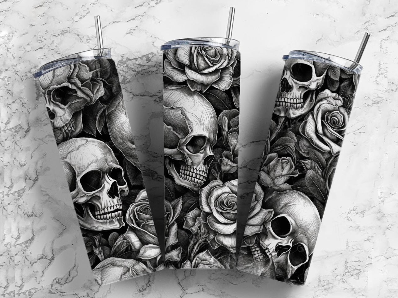 Skull Tumbler