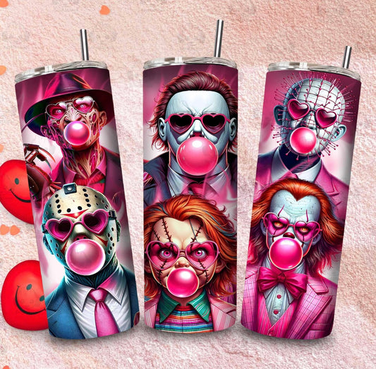 Pink Horror Tumbler