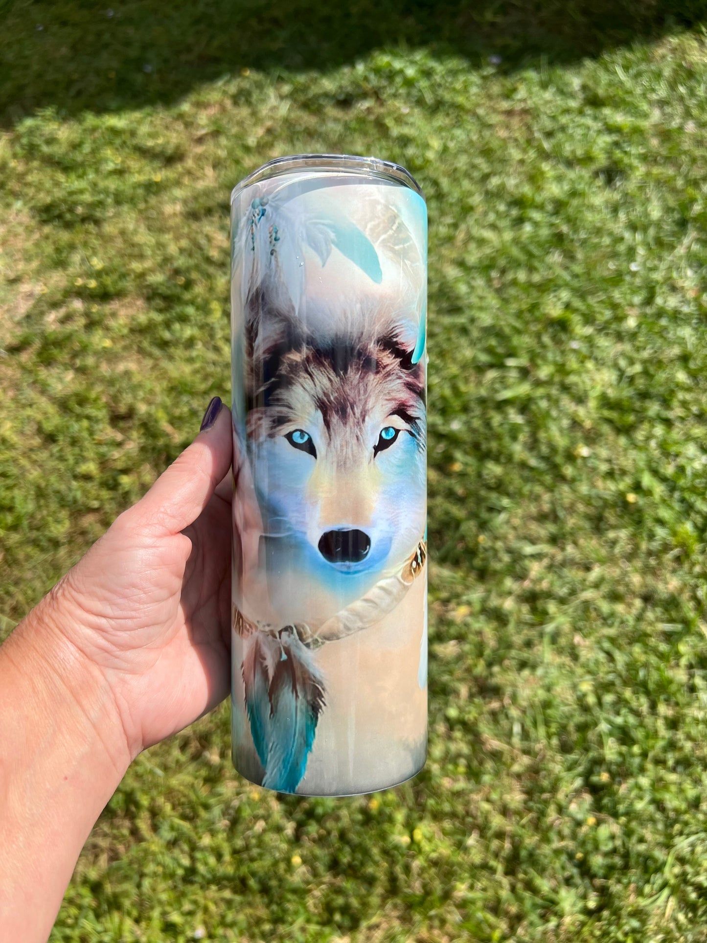 Wolf Dreamcatcher Tumbler