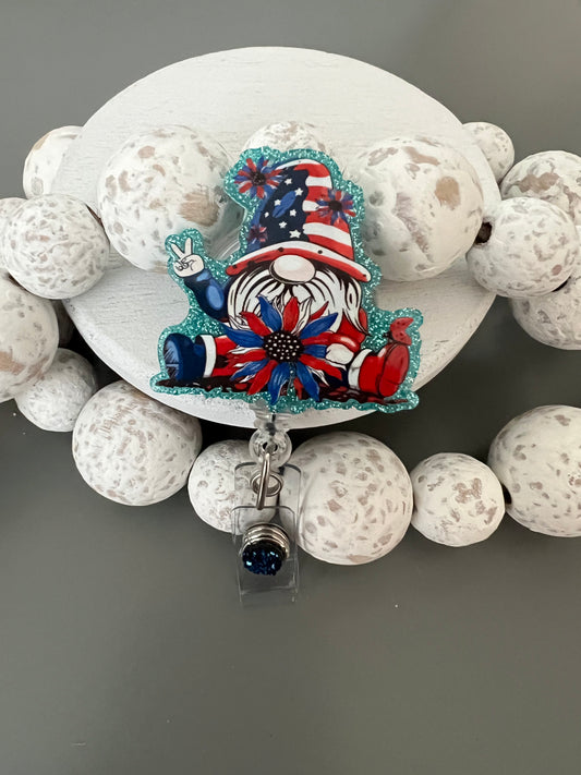 Patriotic Gnome Badge reel