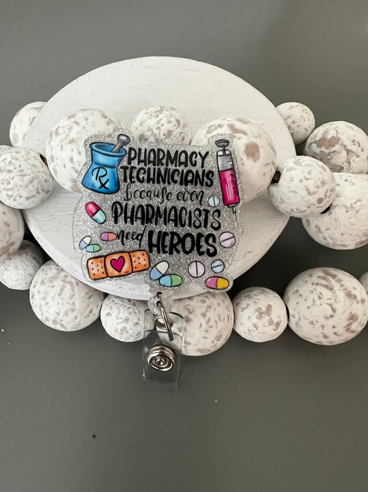 Pharmacy Tech Badge Reel