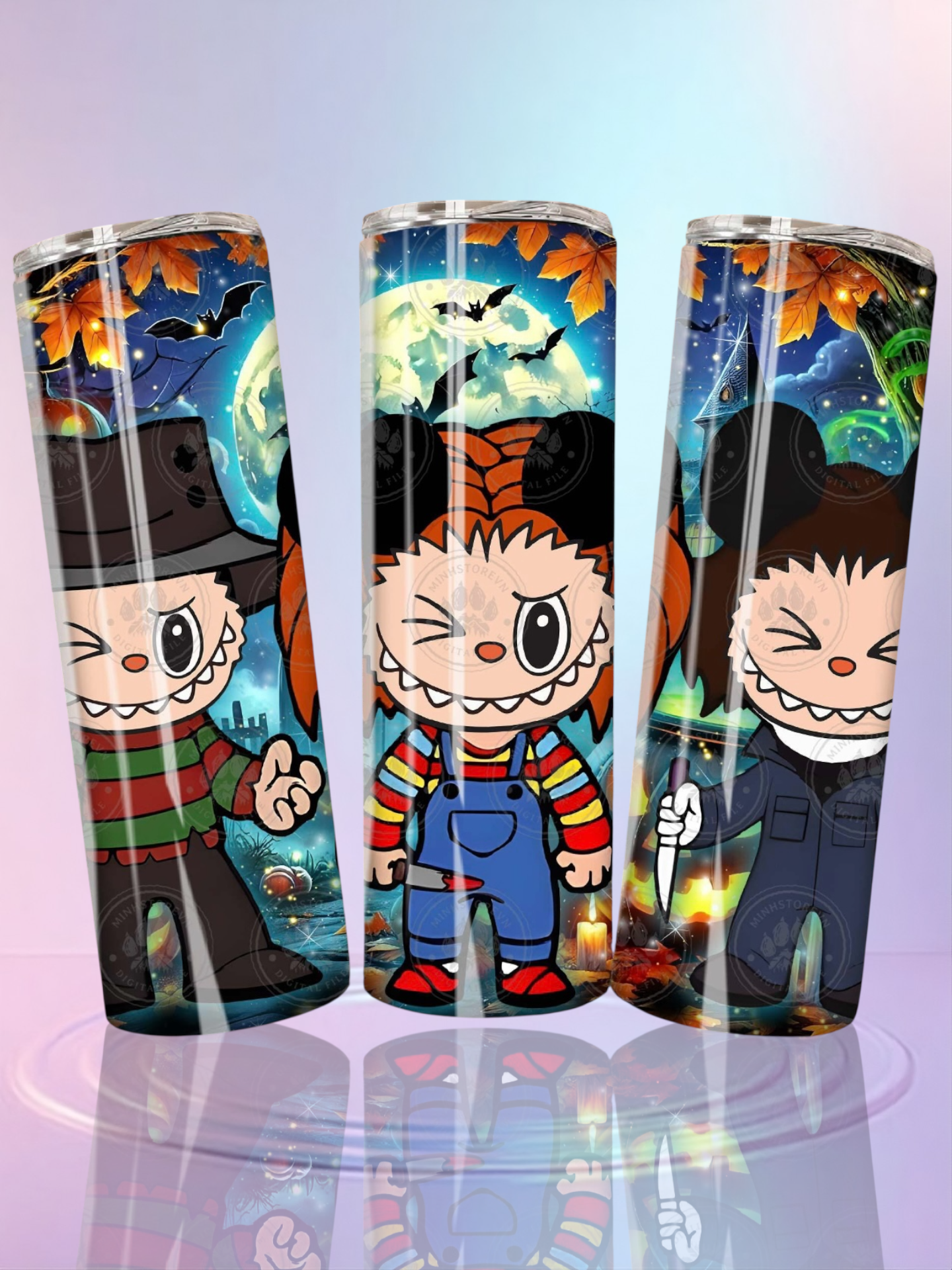 Fall Monsters Tumbler