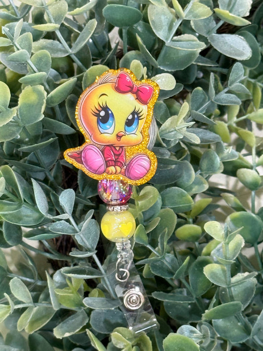 Tweety Bird Retractable Badge Reel