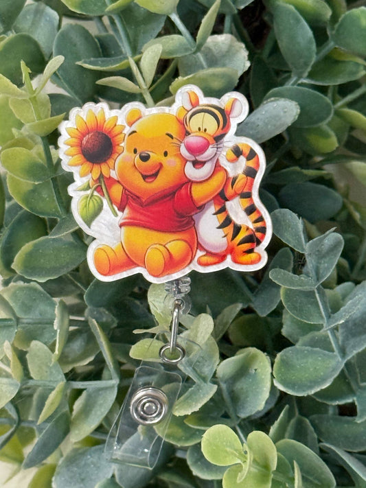 Pooh and Tigger Retractable Badge Reel