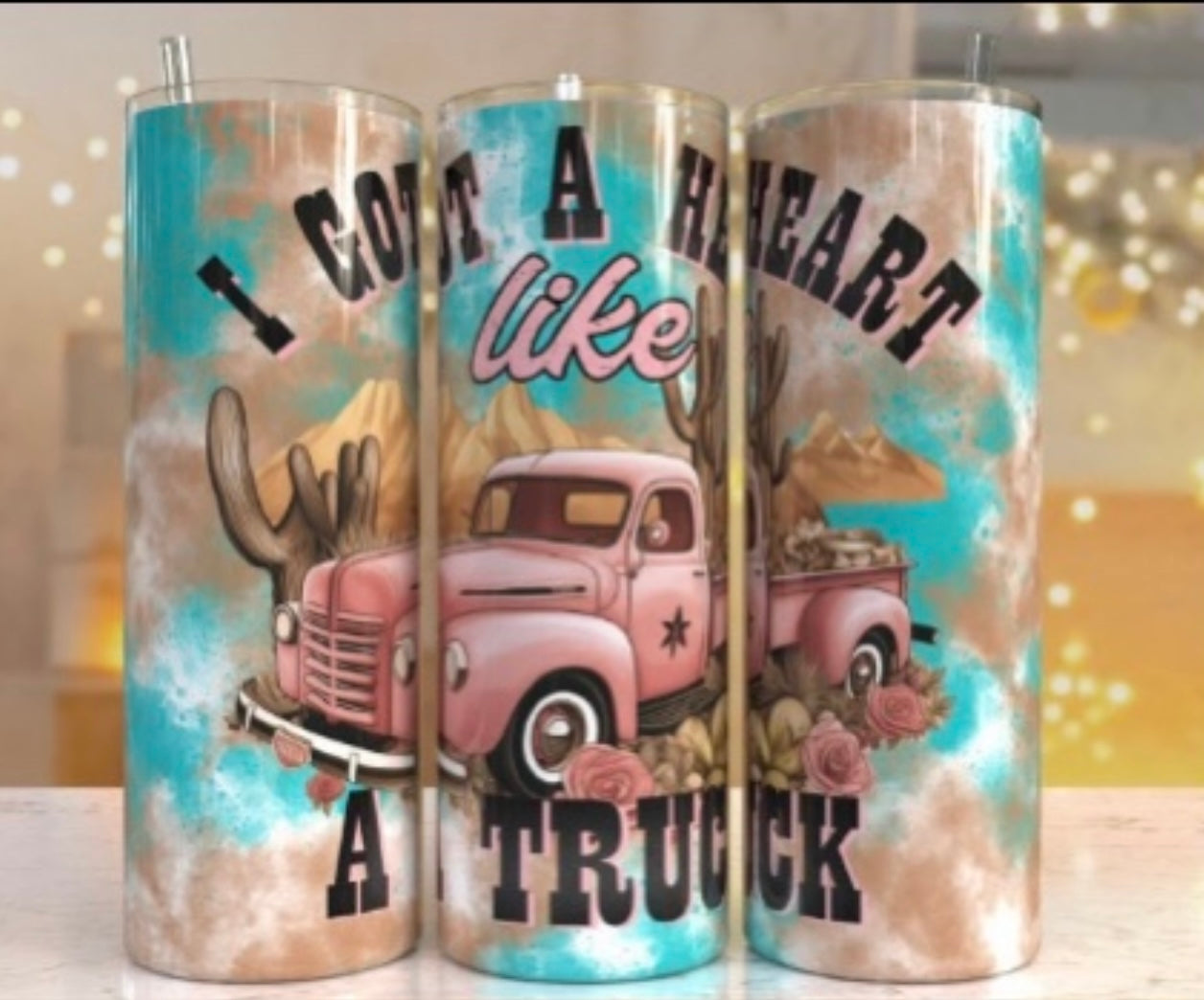 Heart Like A Truck Tumbler