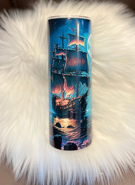 Pirate ship Tumbler