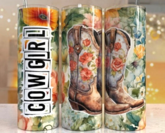 Cow Girl Tumbler