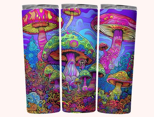 Psychedelic Mushroom Tumbler