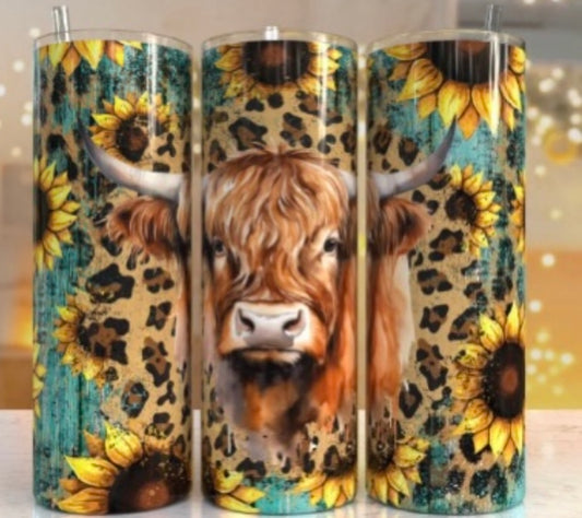 Highland Cow Tumbler