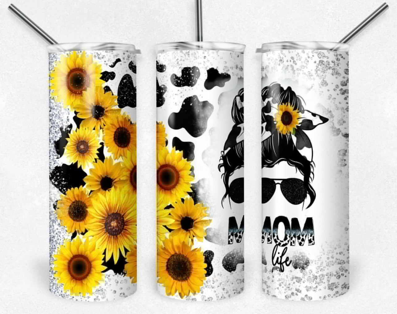 Mom Life Sunflower Tumbler