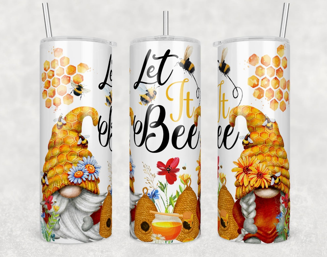 Let It Bee Tumbler