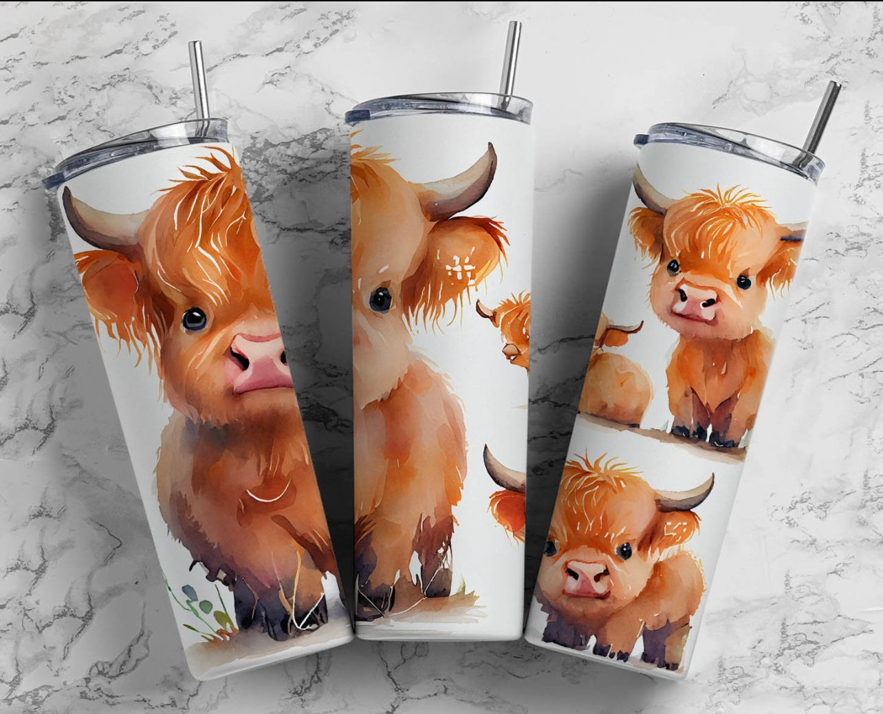 Baby Highland Cow Tumbler