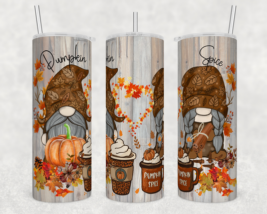 Gnome Pumpkin Spice Tumbler