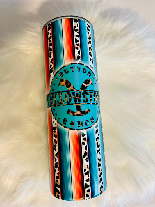 Sarape leopard Tumbler