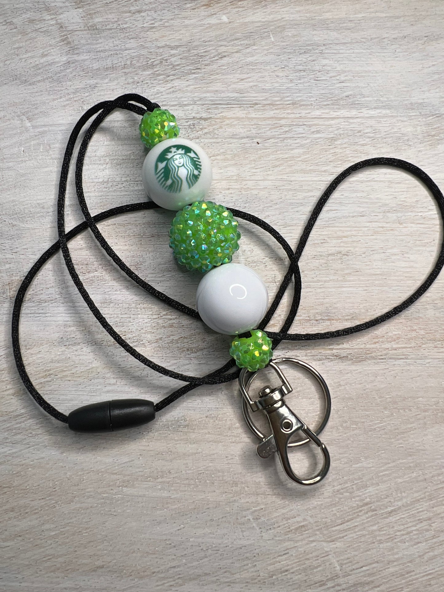 Starbucks Inspired Lanyard