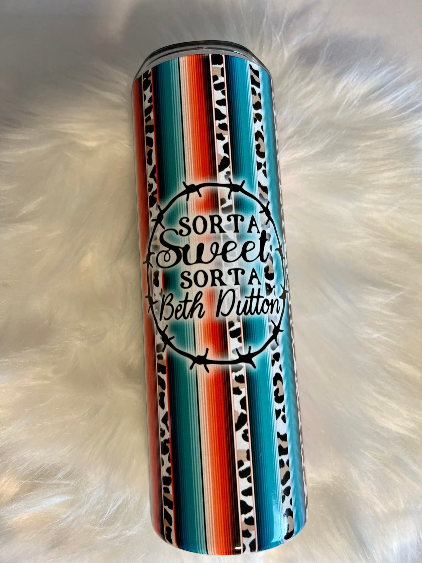 Sarape leopard Tumbler