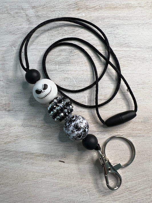 Jack Skellington Inspired Lanyard