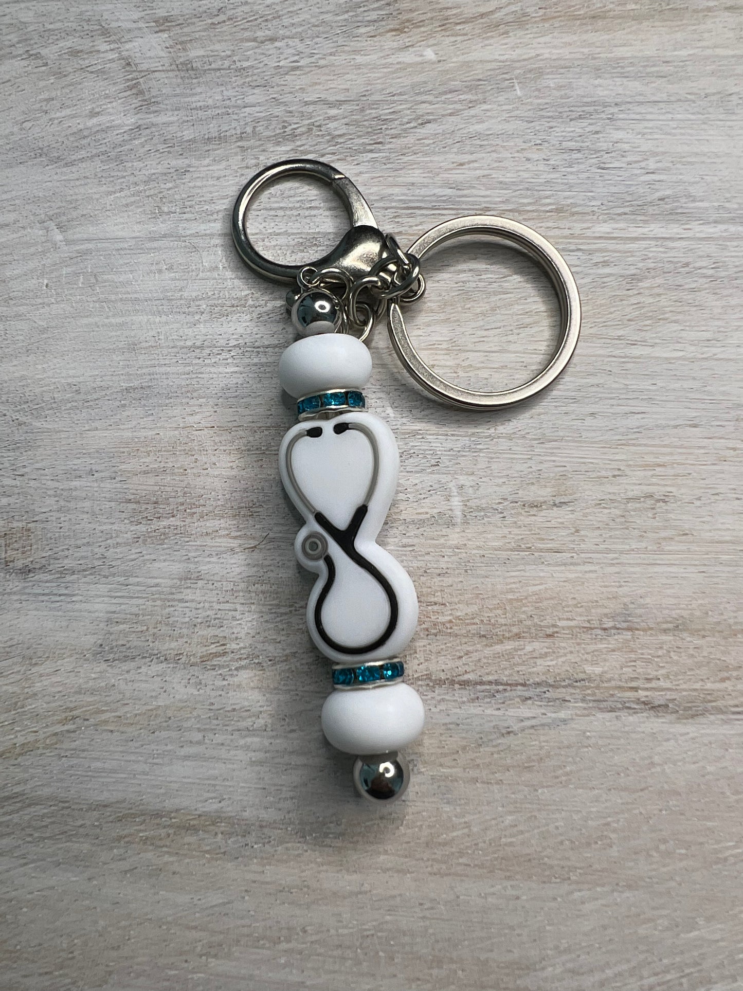 Nurse Keychain (BLUE ACCENTS)