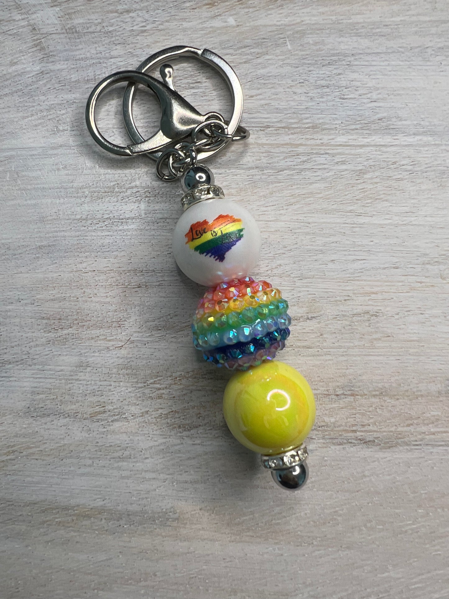 Pride Keychain (LOVE IS LOVE)