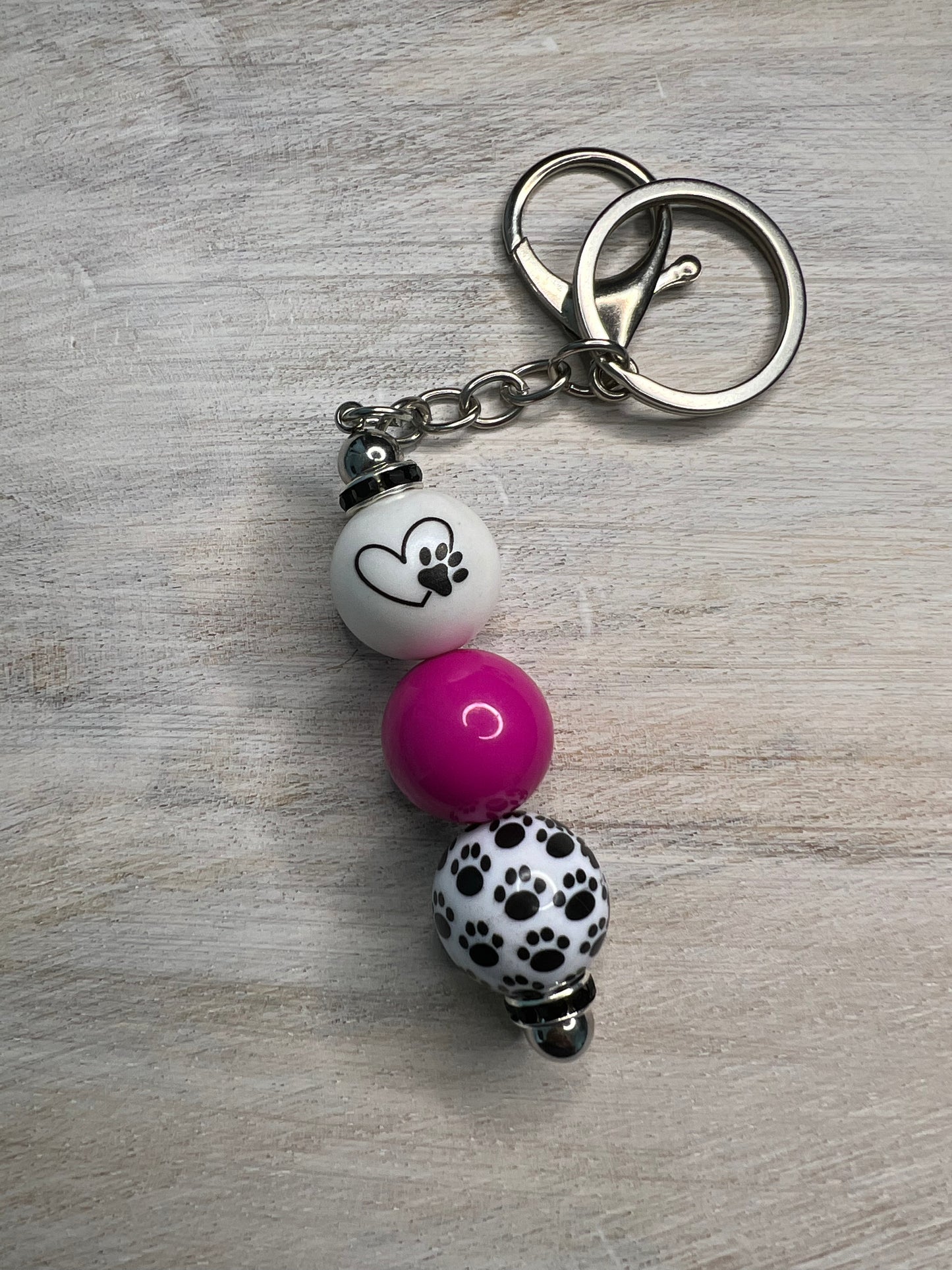 Veterinarian/Pet Lover Keychain (PINK)