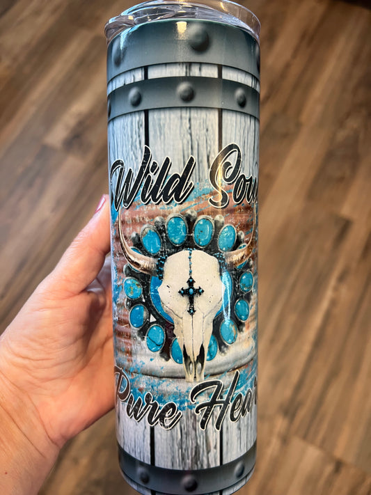 Wild Soul Pure Heart Tumbler