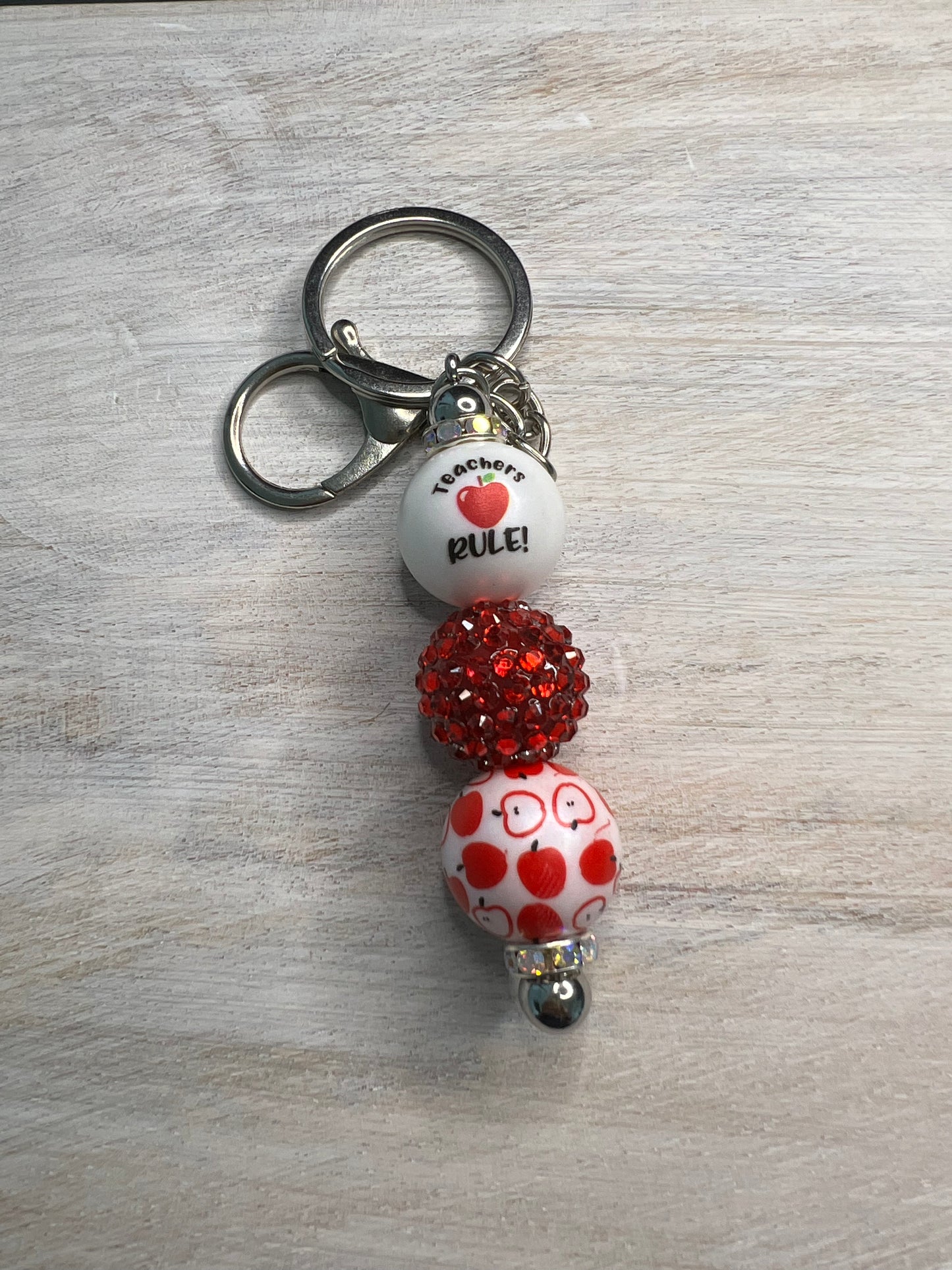 Teacher Keychain (TEACHERS RULE)