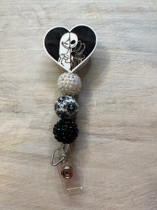 J Skeleton Badge Reel