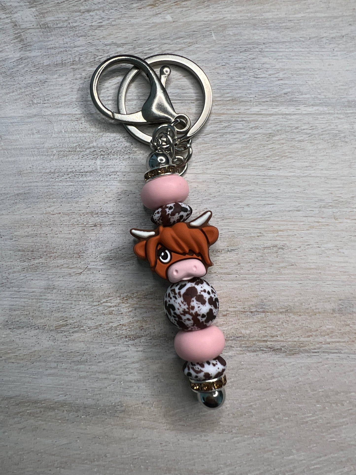 Highland Cow Keychain