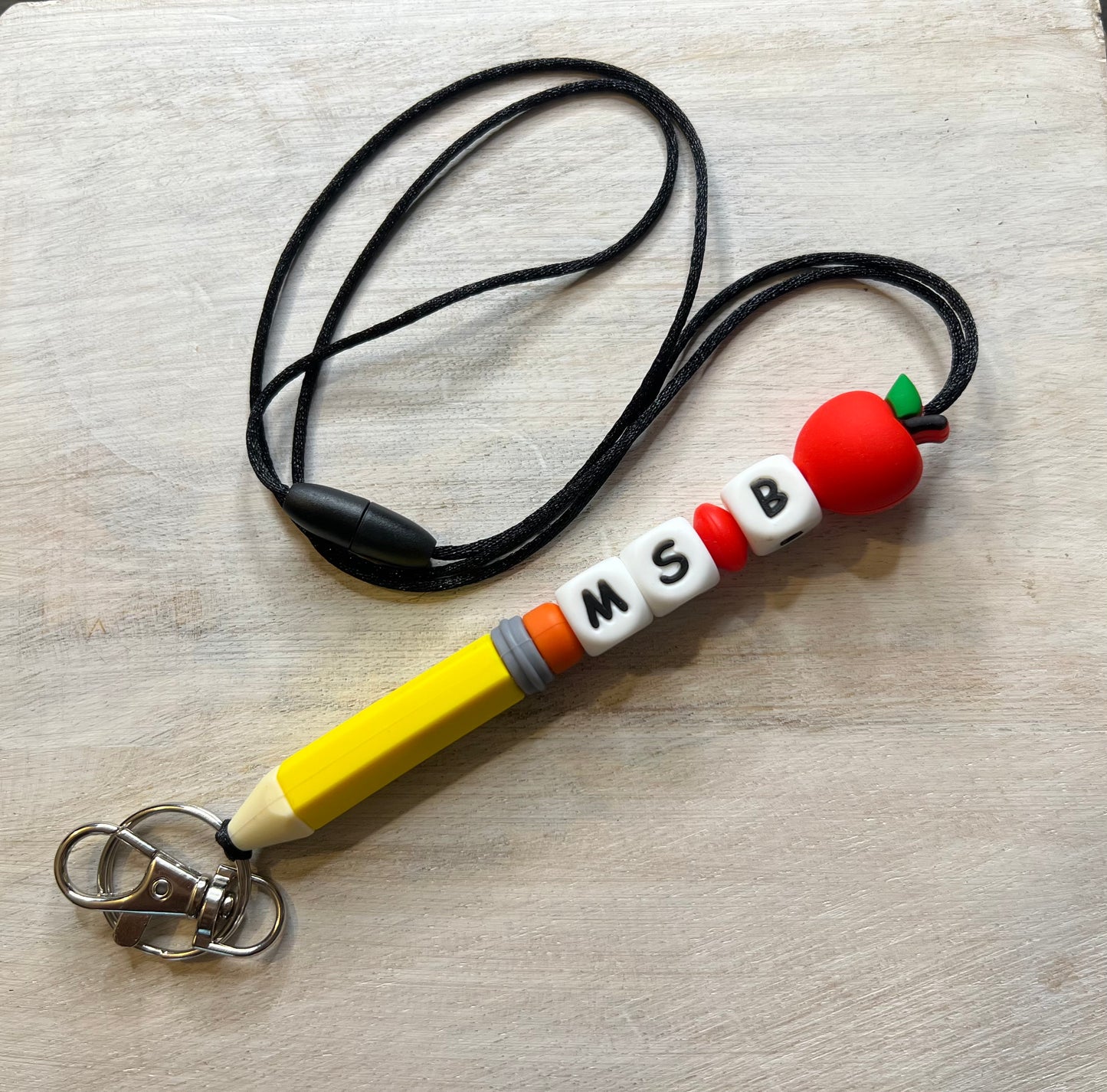 CUSTOMIZABLE TEACHER LANYARD