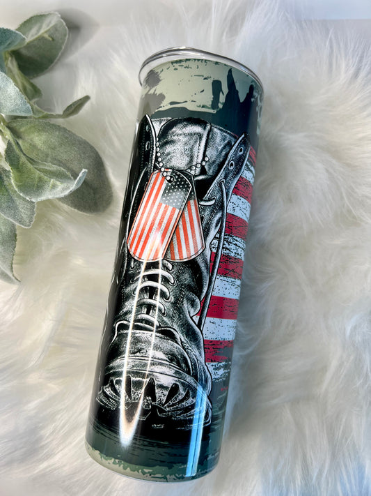 Military Boot Tumbler