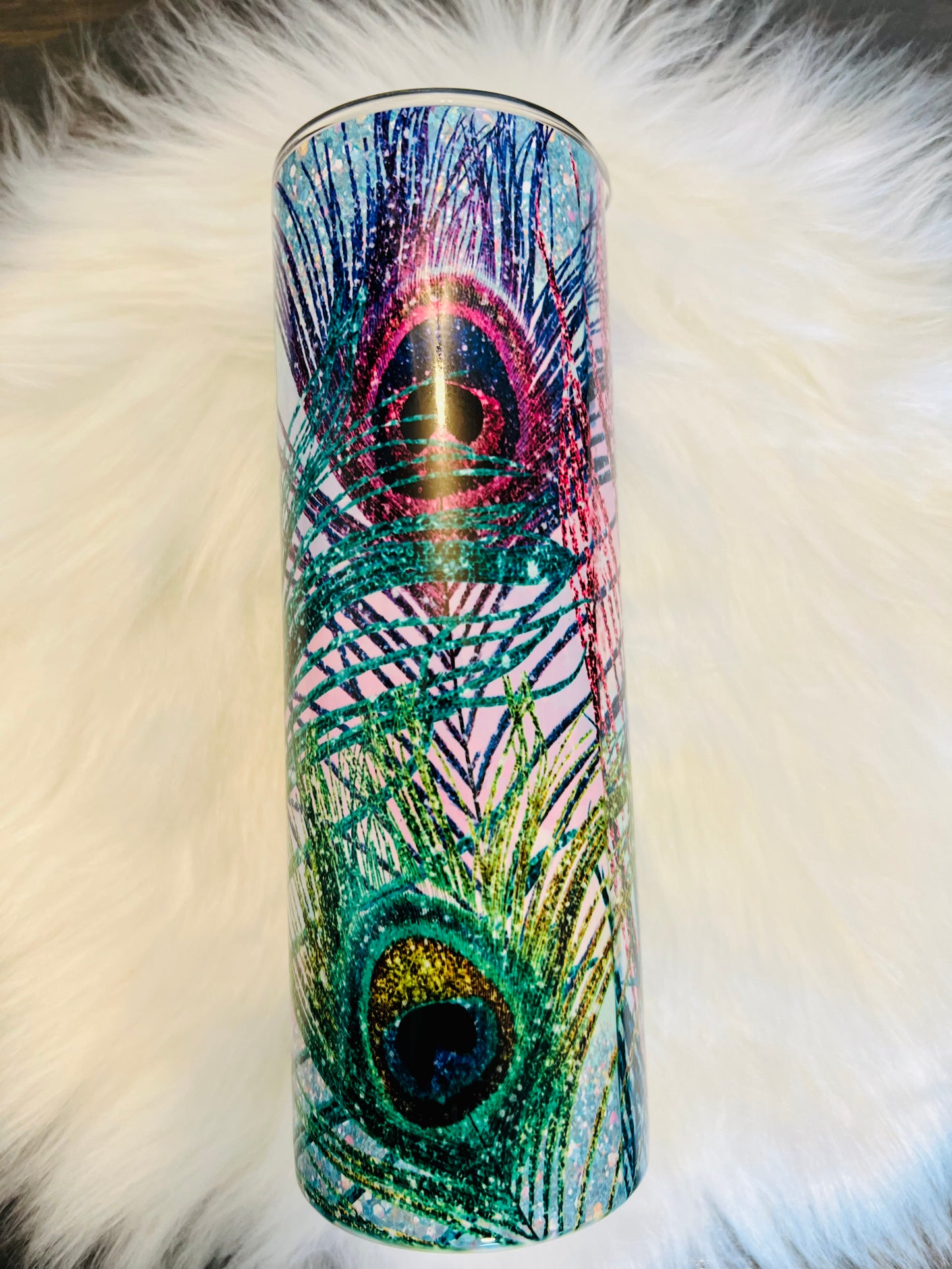 Peacock Feather Tumbler